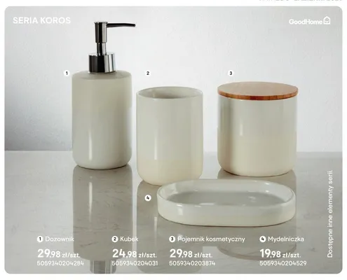 Mydelniczka GoodHome Koros promocja w Castorama