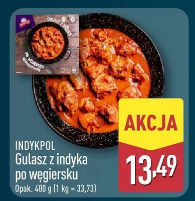 Gulasz z indyka po węgiersku promocja w Aldi