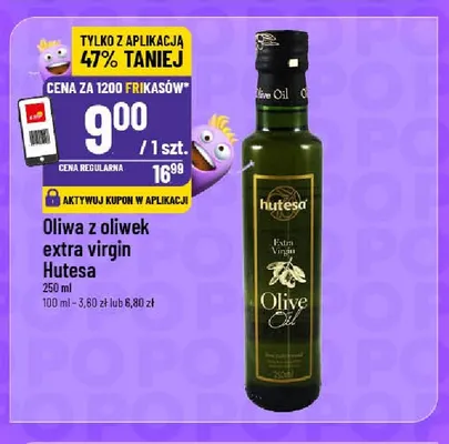 Oliwa z oliwek extra virgin Hutesa promocja w POLOmarket