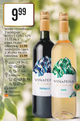 Wino Viñapeña promocja w Dino