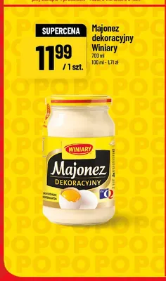 Majonez dekoracyjny Winiary promocja w POLOmarket