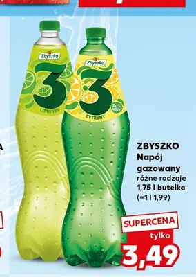 Napój gazowany Zbyszko 3 Limonki promocja w Kaufland