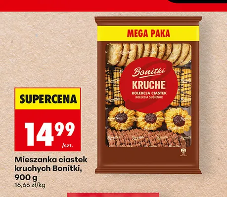 Mieszanka ciastek kruchych Bonitki promocja w Biedronka