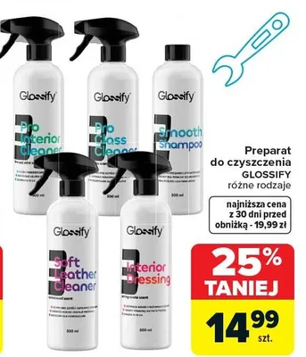 Preparat do czyszczenia Glossify Pro Interior Cleaner promocja w Carrefour