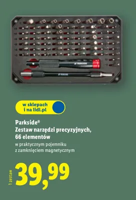 Zestaw narzędzi precyzyjnych promocja w Lidl