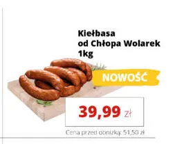 Kiełbasa od Chłopa Wolarek promocja w Torimpex Toruńska Sieć Sklepów Spożywczych