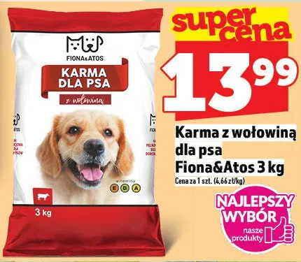 Karma z wołowiną dla psa 3kg promocja w TOPAZ