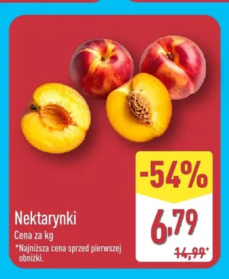 Nektarynki promocja w Aldi