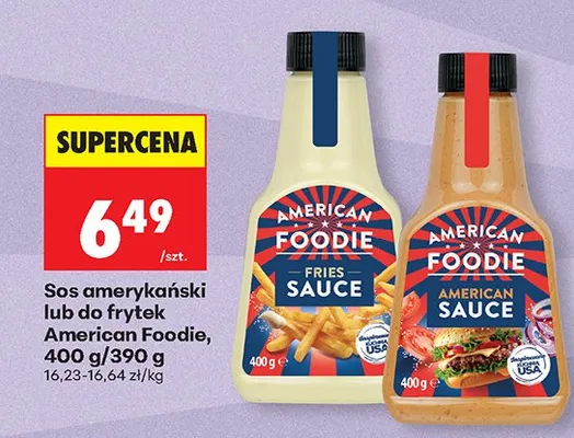 Sos do frytek American Foodie Fries Sauce promocja w Biedronka