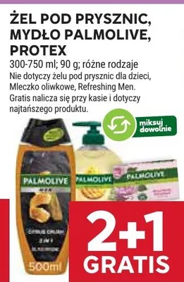 Żel pod prysznic, mydło Palmolive, Protex promocja w Stokrotka