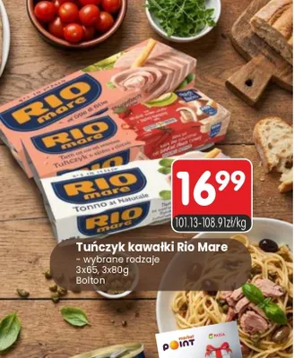 Tuńczyk kawałki Rio Mare promocja w Market Point