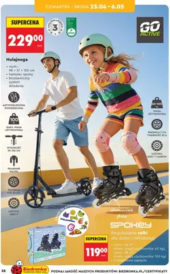 Hulajnoga promocja w Biedronka