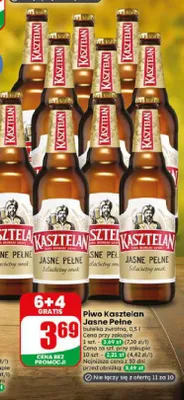 Piwo Kasztelan Jasne Pełne promocja w Dino