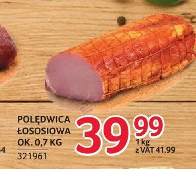 Polędwica łososiowa ZMB Białystok promocja w Selgros