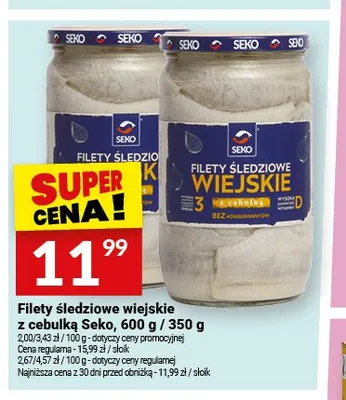 Filety śledziowe po kaszubsku Seko promocja w Twój Market