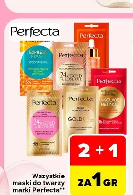 Maski do twarzy marki Perfecta promocja w Carrefour