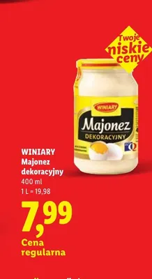 Majonez dekoracyjny Winiary promocja w Lidl