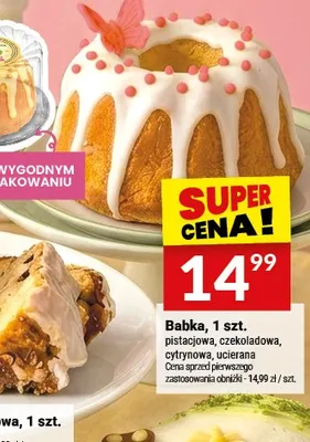 Babka pistacjowa, czekoladowa, cytrynowa, ucierana promocja w Twój Market