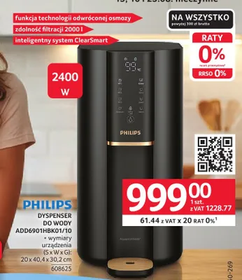 Dyspenser do wody Philips promocja w Selgros