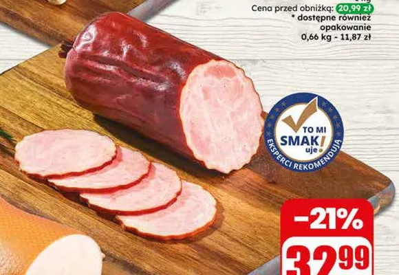 Kiełbasa Krakowska Agro Rydzyna promocja w Dino