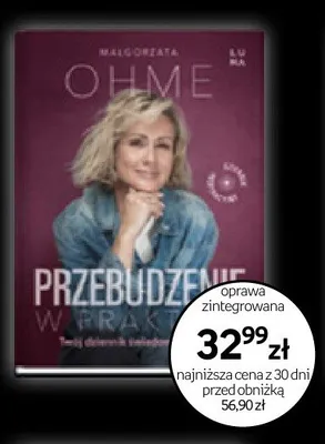 Książka Przebudzenie w... Małgorzata Ohme oprawa zintegrowana promocja w Empik