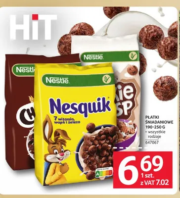 Płatki śniadaniowe Nestlé promocja w Selgros