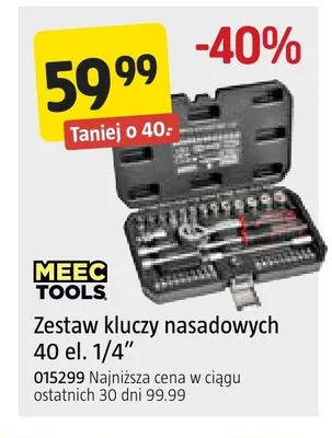 Zestaw kluczy nasadowych MEEC TOOLS promocja w Jula