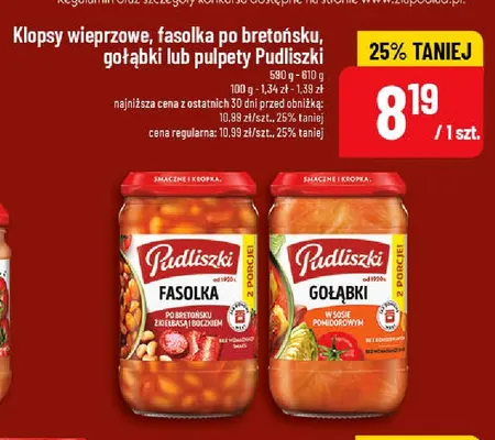 Fasolka po bretońsku Pudliszki promocja w POLOmarket