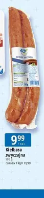 Kiełbasa zwyczajna Eco+ promocja w Leclerc