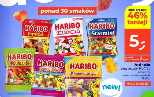 Żelki Haribo Starmix promocja w Dealz