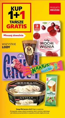Lody Gruvi Mirtillo Inaspettato Sammontana promocja w Kaufland