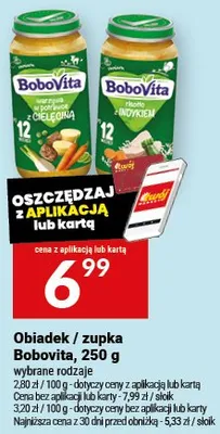 Obiadek / zupka Bobovita promocja w Twój Market