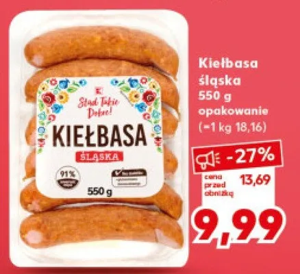 Kiełbasa śląska promocja w Kaufland