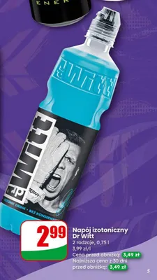 Napój izotoniczny, 2 rodzaje promocja w Dino