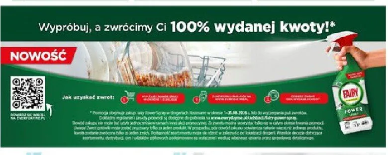Spray do czyszczenia Fairy Power Spray promocja w Rossmann