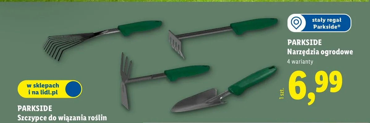 Narzędzia ogrodowe, 4 warianty promocja w Lidl