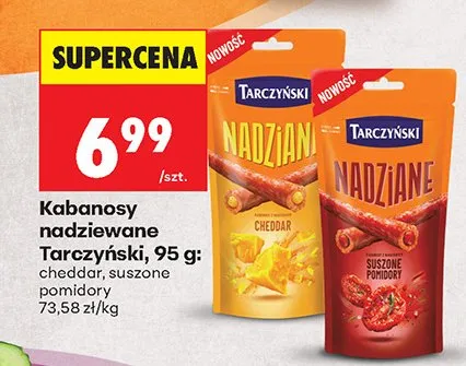 Kabanosy nadziewane suszone pomidory promocja w Biedronka