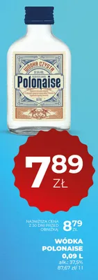 Wódka Polonaise promocja w Duży Ben