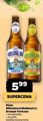 Piwo Miłosław & Makłowicz Browar Fortuna ArcyIPA promocja w Netto