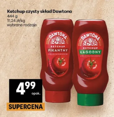 Ketchup Dawtona Pikantny promocja w Delikatesy Centrum