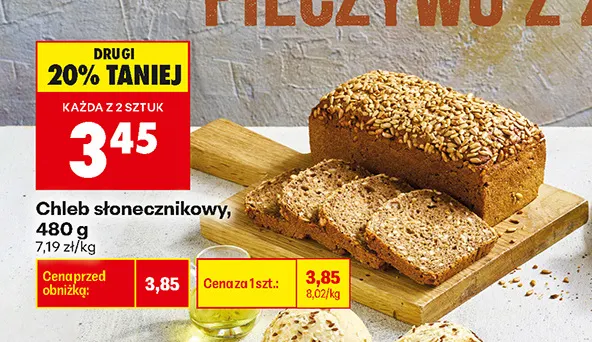Chleb słonecznikowy promocja w Biedronka