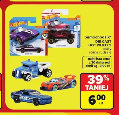 Samochodzik Hot Wheels Die Cast promocja w Carrefour