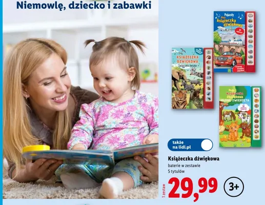 Książeczka dźwiękowa promocja w Lidl