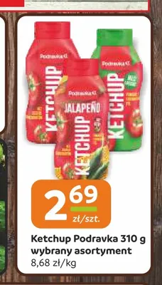 Ketchup łagodny Podravka promocja w Gama