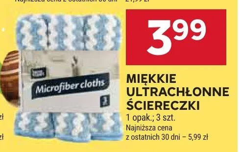 Miękkie ultrachłonne ściereczki promocja w Stokrotka