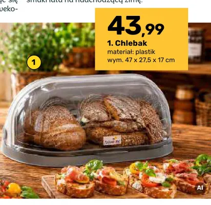 Chlebak plastikowy promocja w Bricomarche