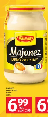 Majonez Dekoracyjny Winiary promocja w Selgros