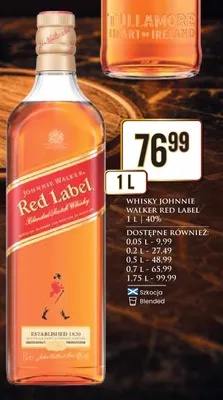 Whiskey Tullamore D.E.W. promocja w Dino