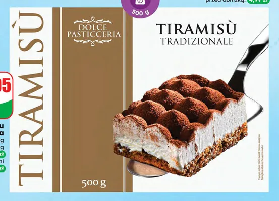 Deser tiramisu Dolce Pasticceria promocja w Dino
