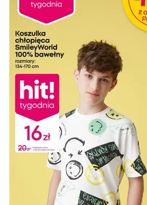 Koszulka chłopięca  promocja w Pepco